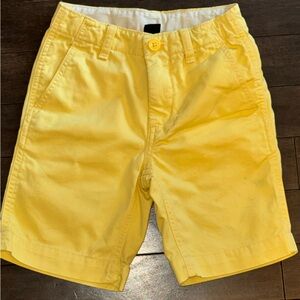 GAP Kids Bright Yellow Shorts Boys 6.